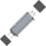 ریدر و هاب چندکاره USB با ورودی Type-C و Micro USB و USB