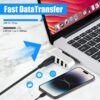 هاب 4 پورت USB 3.0 / USB 2.0 / Type-C رایت متحرک
