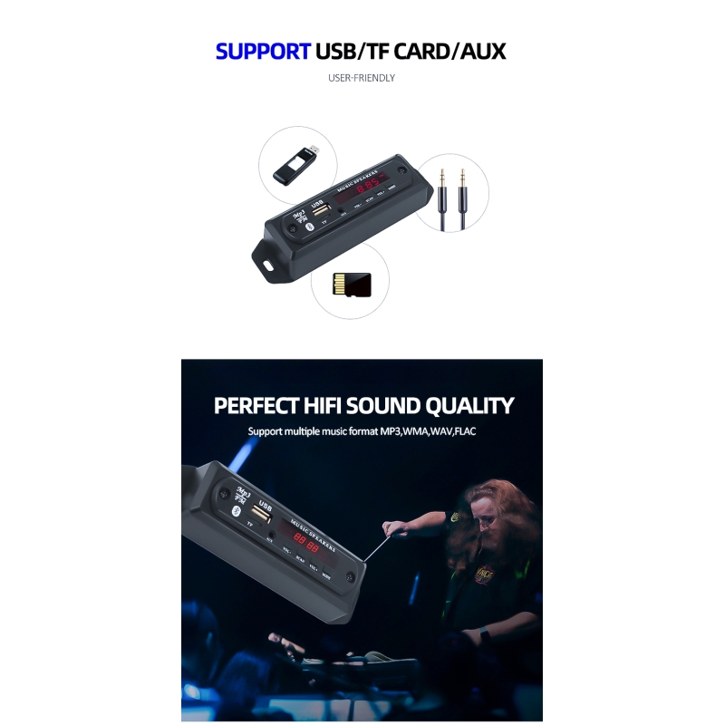 پخش کننده MP3 PLAYER خودرویی بلوتوثی 12V فندکی به همراه ریموت مدل USB300